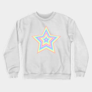 Rainbow star Crewneck Sweatshirt